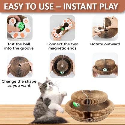 Kitty ScratchNest™ – The Ultimate Shape-Shifting Cat Playground